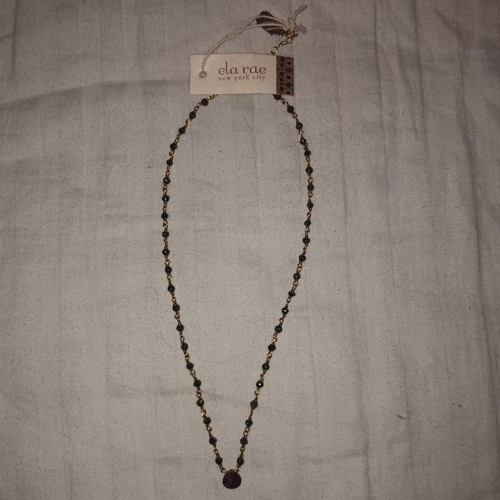 Ela Rae beaded collar necklace/choker